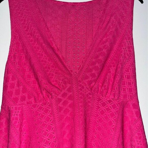 Pink BabyDoll Sleeveless Top, XL - Picture 2 of 9